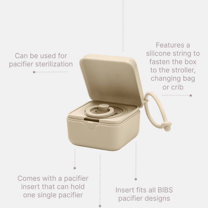 BIBS | Pacifier Box, Vanilla - Image 3