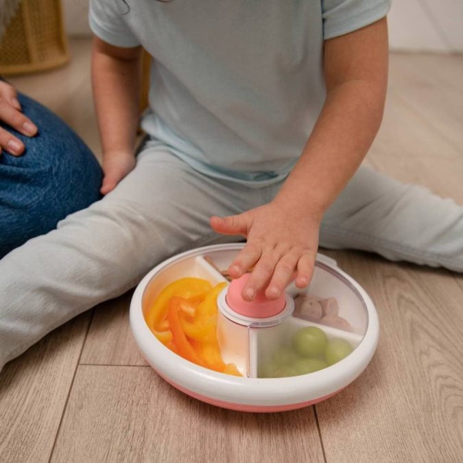 GoBe | Snack Spinner Large, Coral Pink - Image 3