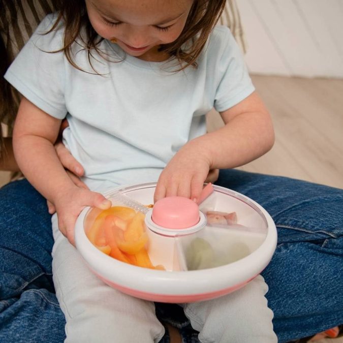 GoBe | Snack Spinner Large, Coral Pink - Image 4