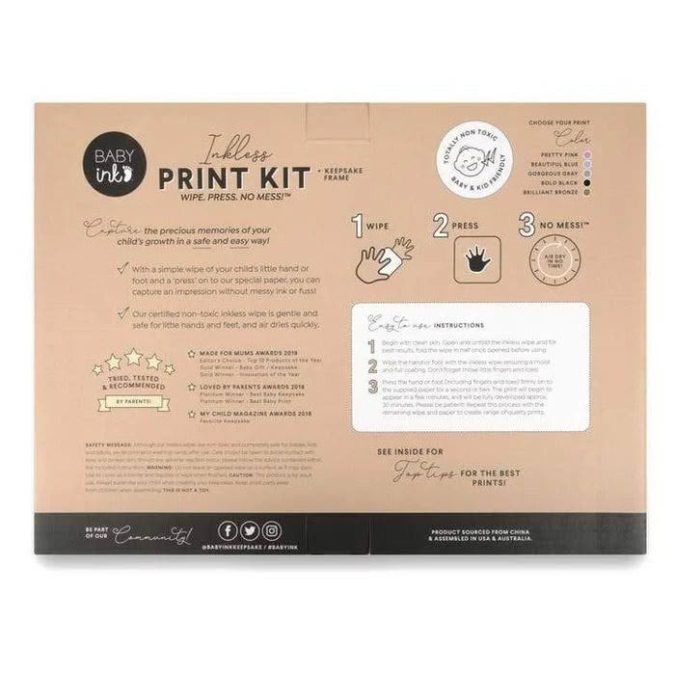 BABYink | Ink-less Keepsake Frame Kit - Image 3