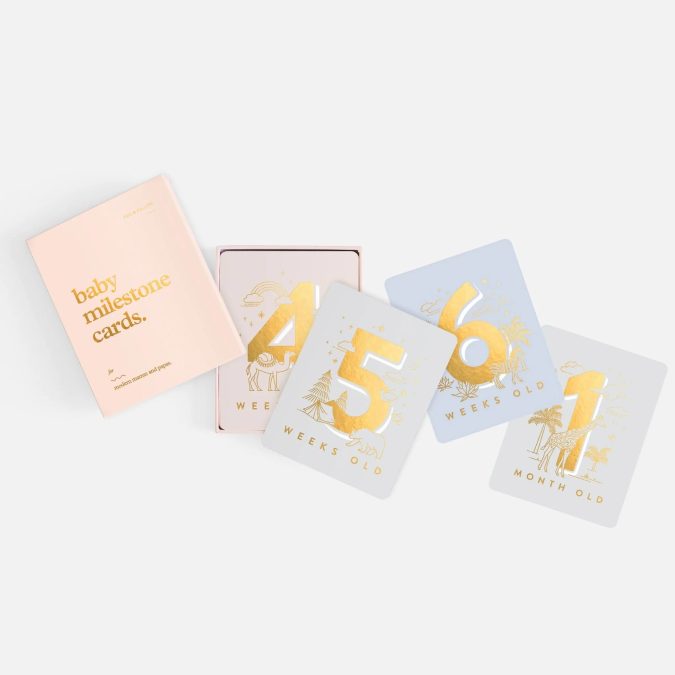 Fox & Fallow | Baby Milestone Cards, Cream - Image 7