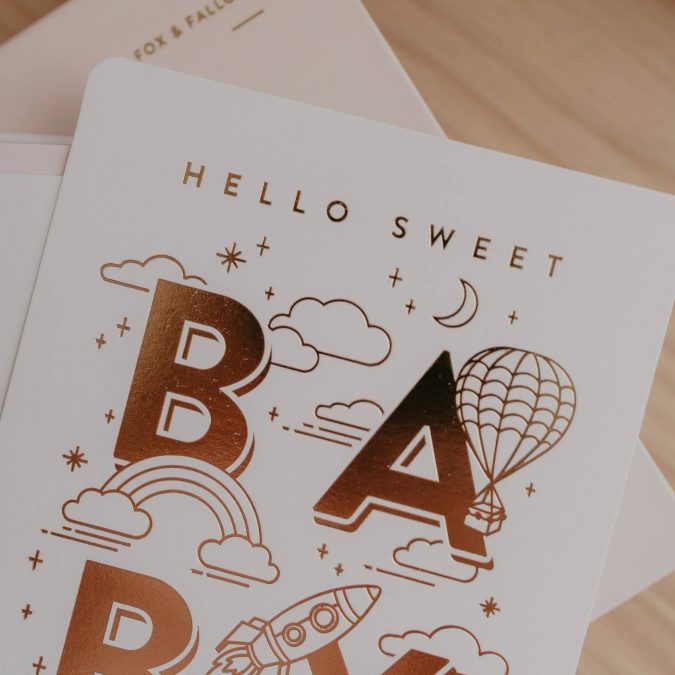 Fox & Fallow | Baby Milestone Cards, Cream - Image 3