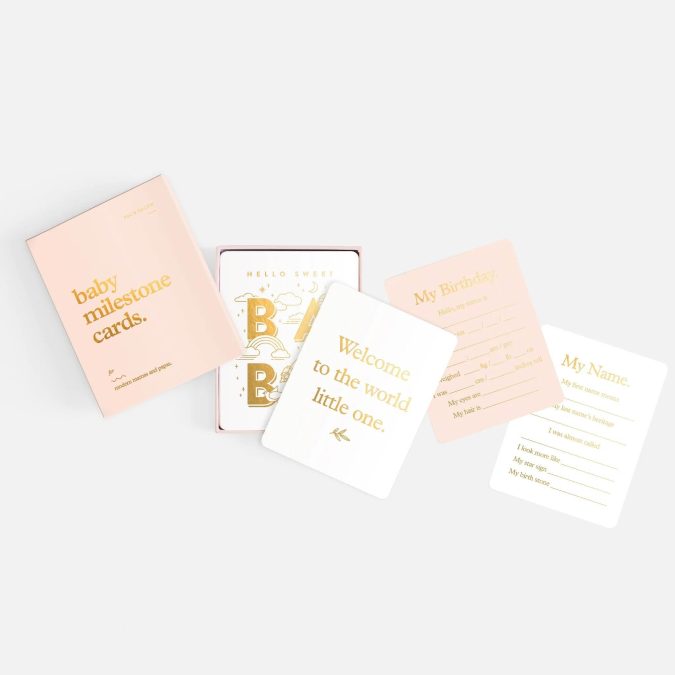Fox & Fallow | Baby Milestone Cards, Cream - Image 8