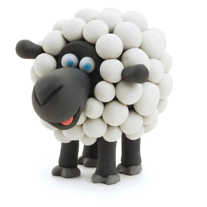 HEY CLAY | Animals Set, Dog, Sheep and Cow - Image 3