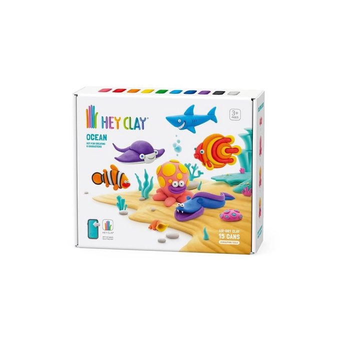 HEY CLAY | Ocean Set, 6 characters