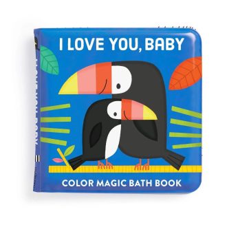 Mudpuppy | Colour Magic Bath Book, I Love You Baby