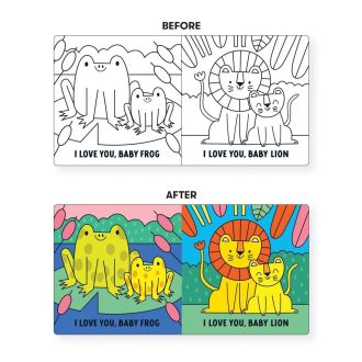 Mudpuppy | Colour Magic Bath Book, I Love You Baby
