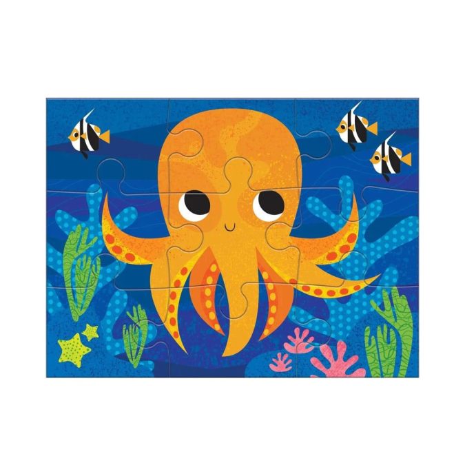 Mudpuppy | 4-in-a-Box Puzzle Set, Ocean Friends - Image 4