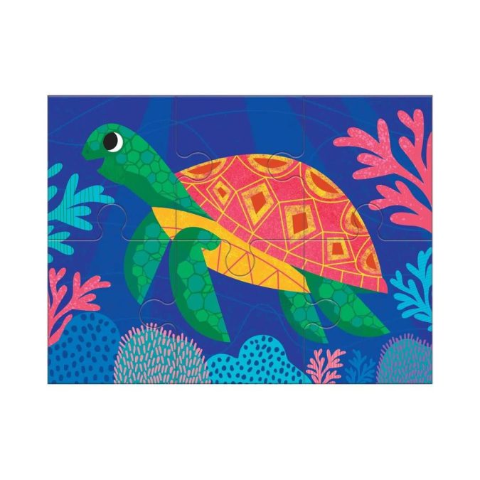 Mudpuppy | 4-in-a-Box Puzzle Set, Ocean Friends - Image 5