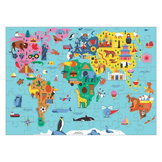 Mudpuppy | Puzzle, Map of the World - Image 4