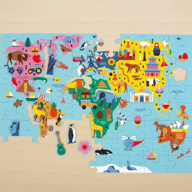 Mudpuppy | Puzzle, Map of the World - Image 3
