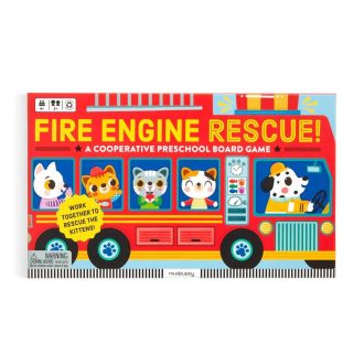 Mudpuppy | Board Game, Fire Engine Rescue