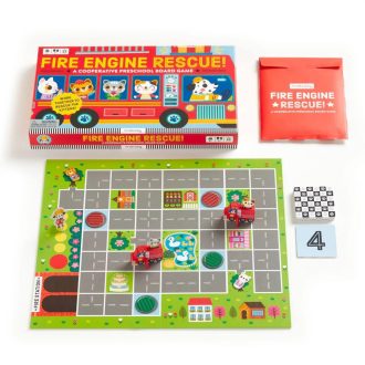Mudpuppy | Board Game, Fire Engine Rescue