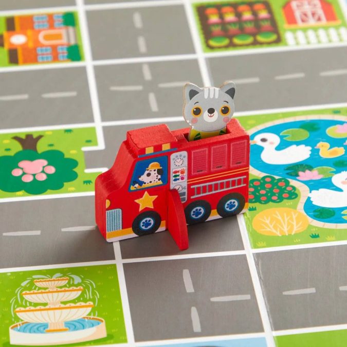 Mudpuppy | Board Game, Fire Engine Rescue - Image 3