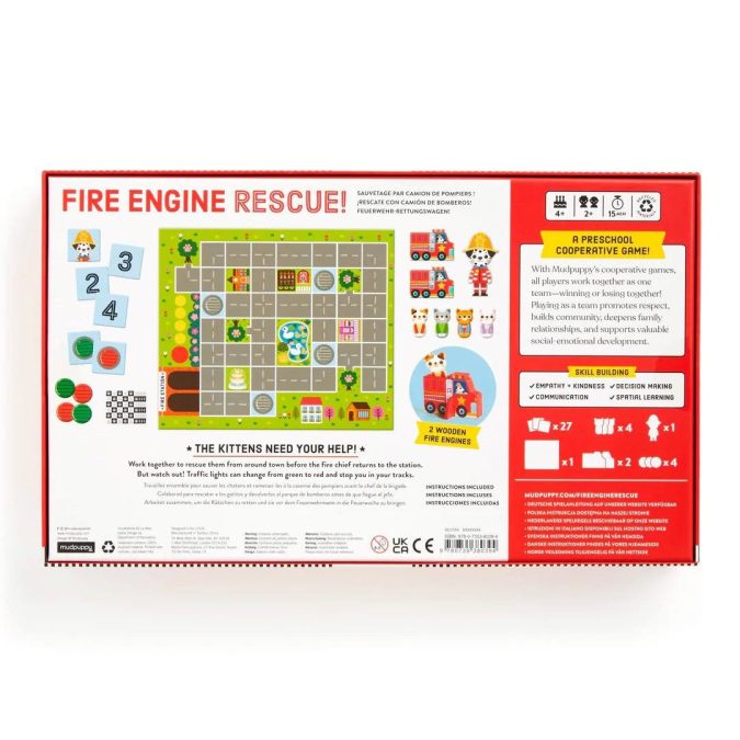 Mudpuppy | Board Game, Fire Engine Rescue - Image 6