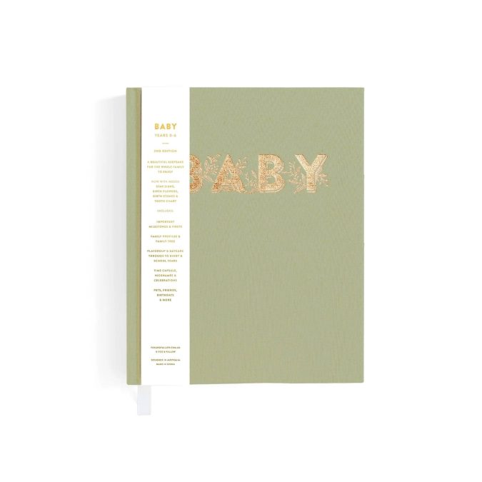 Fox & Fallow | Mini Baby Book, Sage - Image 6