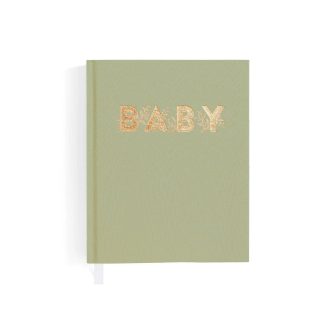 Fox & Fallow | Mini Baby Book, Sage