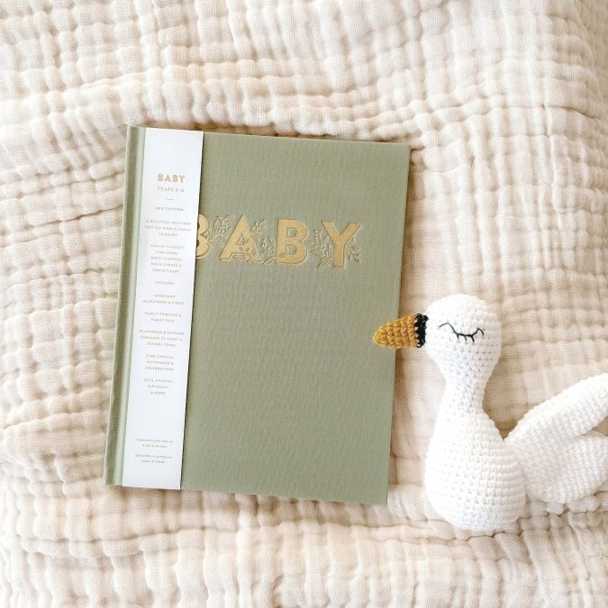 Fox & Fallow | Mini Baby Book, Sage - Image 4