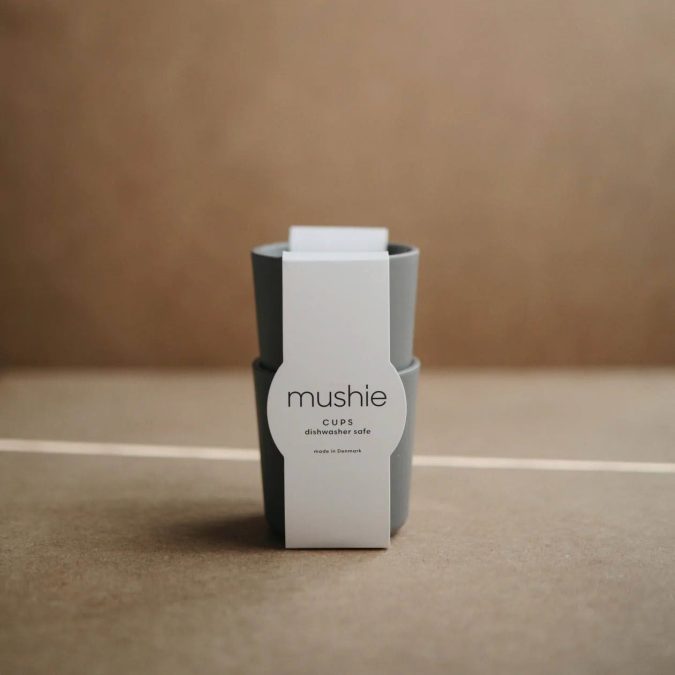 Mushie | Dinnerware Cup (Set of 2), Smoke - Image 2