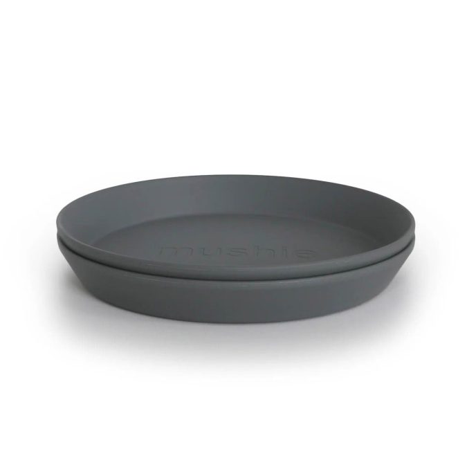 Mushie | Dinner Plate Round (Set of 2), Smoke - Image 2