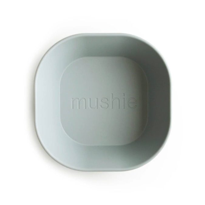 Mushie | Dinner Bowl Square (Set of 2), Sage