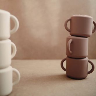 Mushie | Snack Cup, Cloudy Mauve