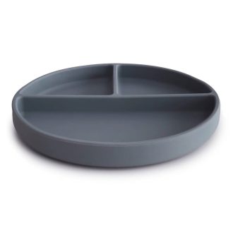Mushie | Silicone Suction Divided Plate, Tradewinds