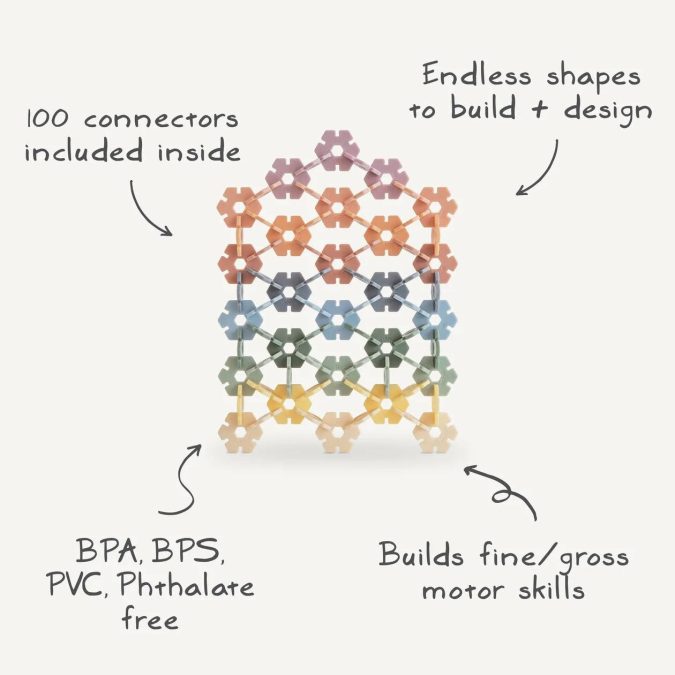 Mushie | HEX Connect Building Toy - Image 6