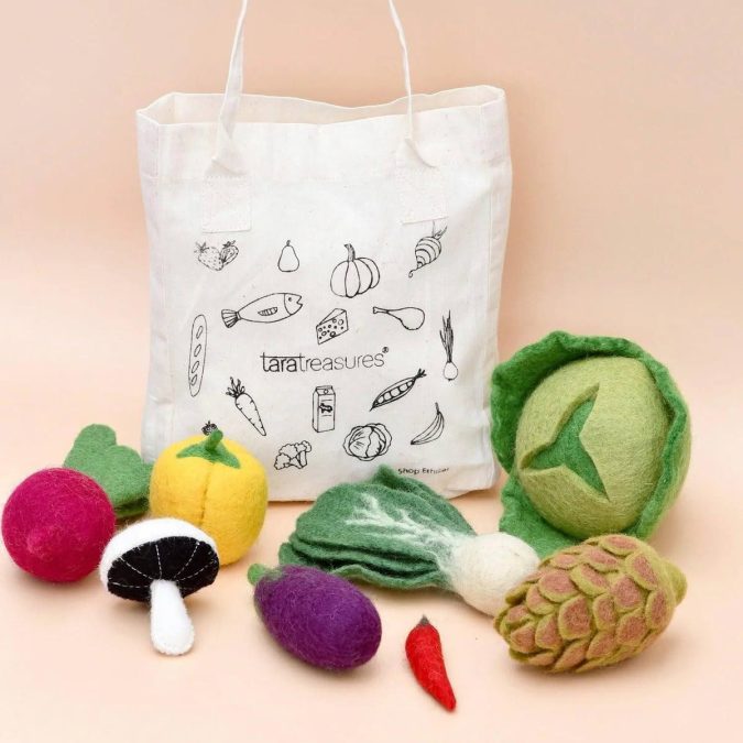 Tara Treasures | Felt Food Groups, Vegetables