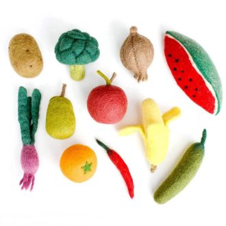 Tara Treasures | Felt Vegetables and Fruits Play Set B (11pc)