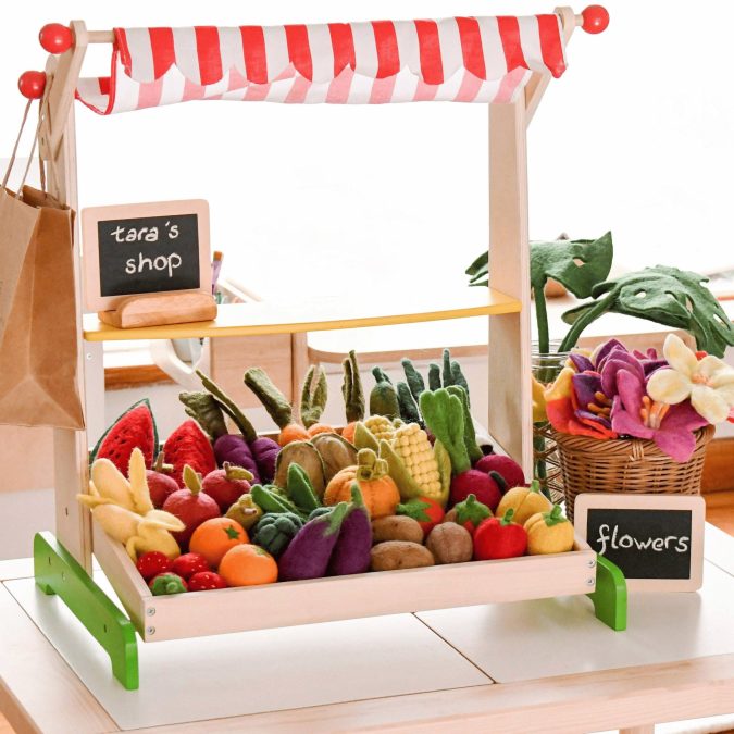 Tara Treasures | Felt Vegetables and Fruits Play Set B (11pc) - Image 7