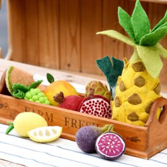 Tara Treasures | Felt Vegetables and Fruits Play Set D (12pc)