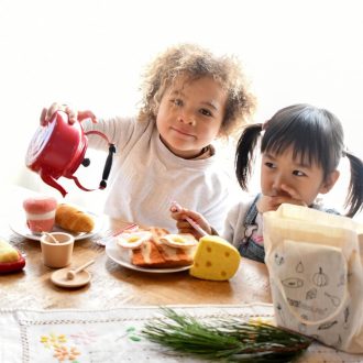 Tara Treasures | Felt Play Food, Bacon and Eggs Set