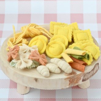 Tara Treasures | Felt Play Food, Pasta Set