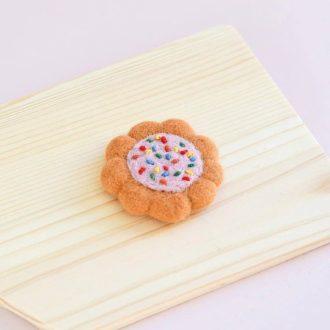 Tara Treasures | Felt Play Food, 100s and 1000s Biscuit