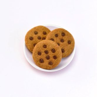 Tara Treasures | Felt Play Food, Chocolate Chip Cookies