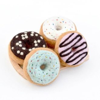 Tara Treasures | Felt Play Food, Doughnuts
