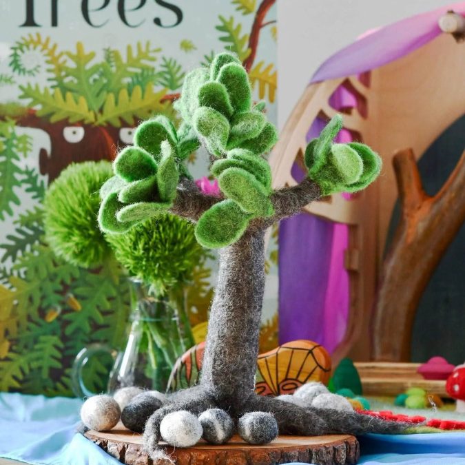 Tara Treasures | Felt Play Toys, Seasonal Tree Summer - Image 4