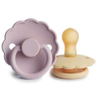 FRIGG | Daisy Pacifier - Lilac & Daffodil, Size 2