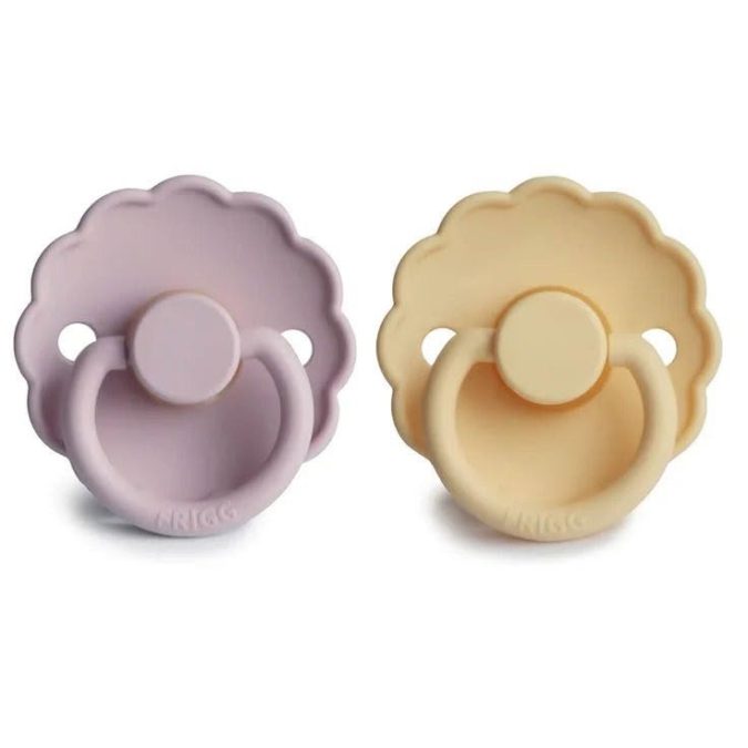 FRIGG | Daisy Pacifier - Lilac & Daffodil, Size 2 - Image 2