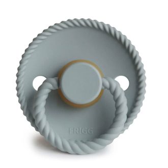 FRIGG | Rope Pacifier - French Grey, Size 2