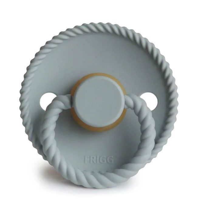 FRIGG | Rope Pacifier - French Grey, Size 2 - Image 2