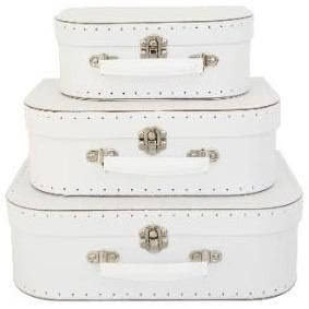 Alimrose | Carry Case Set (3pcs), White and Grey