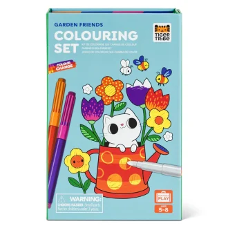 Tiger Tribe | Colouring Set, Garden Friends (Colour Change)