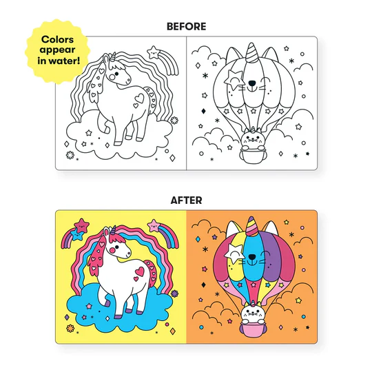 Mudpuppy | Colour Magic Bath Book, Unicorn Dreams - Image 4