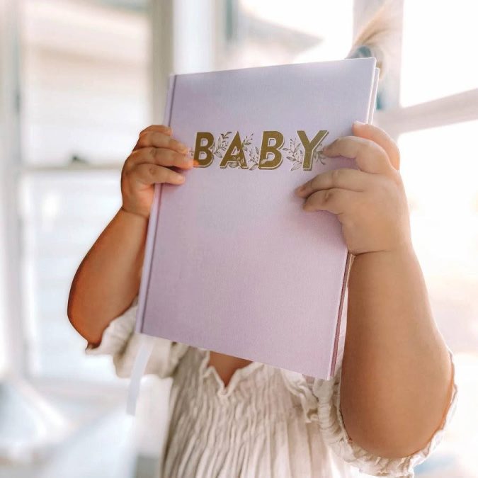 Fox & Fallow | Mini Baby Book, Lilac - Image 3