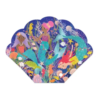 Mudpuppy | Shaped Puzzle, Mermaid Cove