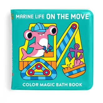 Mudpuppy | Colour Magic Bath Book, Marine Life On the Move