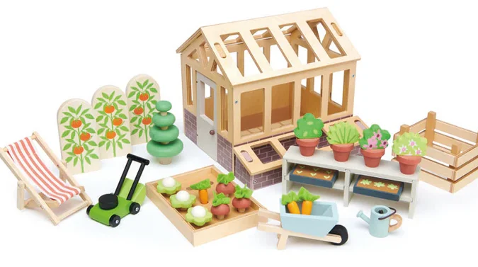 Tender Leaf Toys | Greenhouse with Garden Set