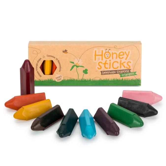 Honeysticks | Crayons, Triangles